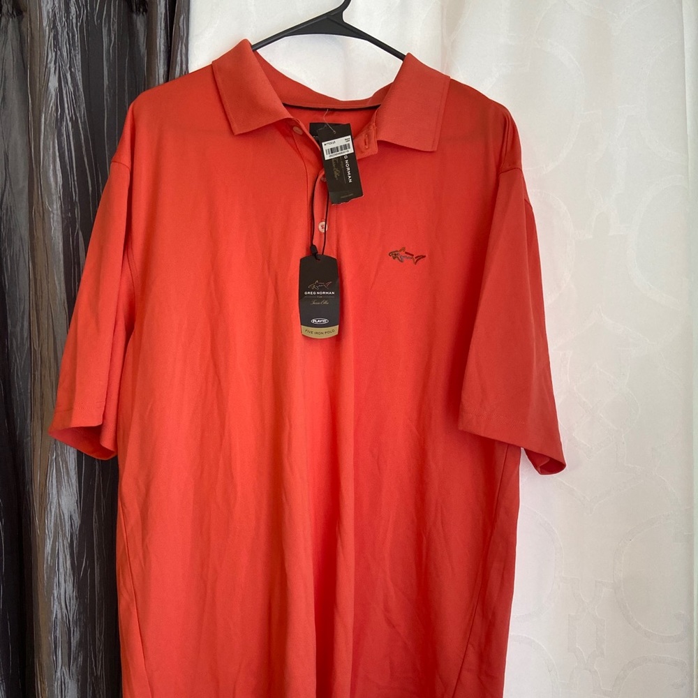 NWT Greg Norman For Tasso Elba Polo Large